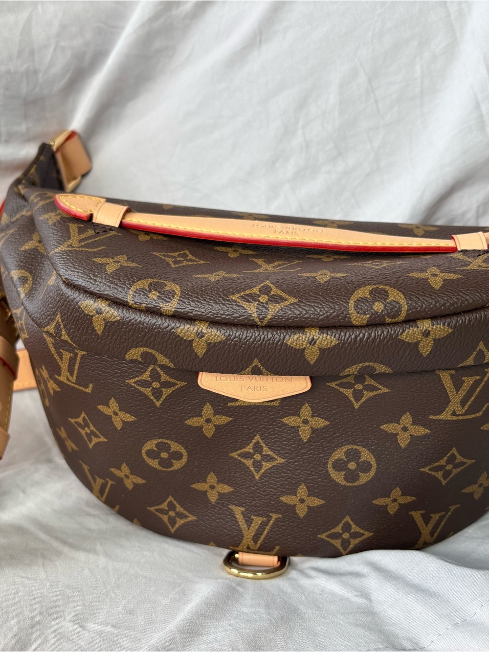 LV 1:1 Brown Monogram Crossbody Belt Bag with Tan Trim -NWOT